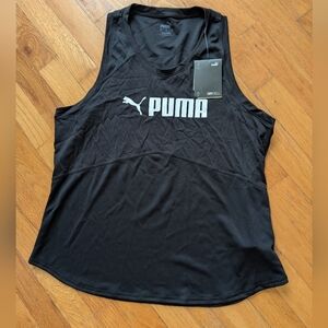 157Puma‎ Black Sleeveless Top
